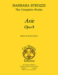 Arie, Op. 8 Study Scores sheet music cover